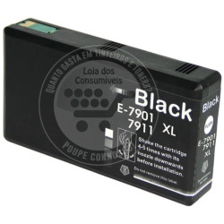 Tinteiro Epson Compatível T7901/T7911 (79XL)  Preto