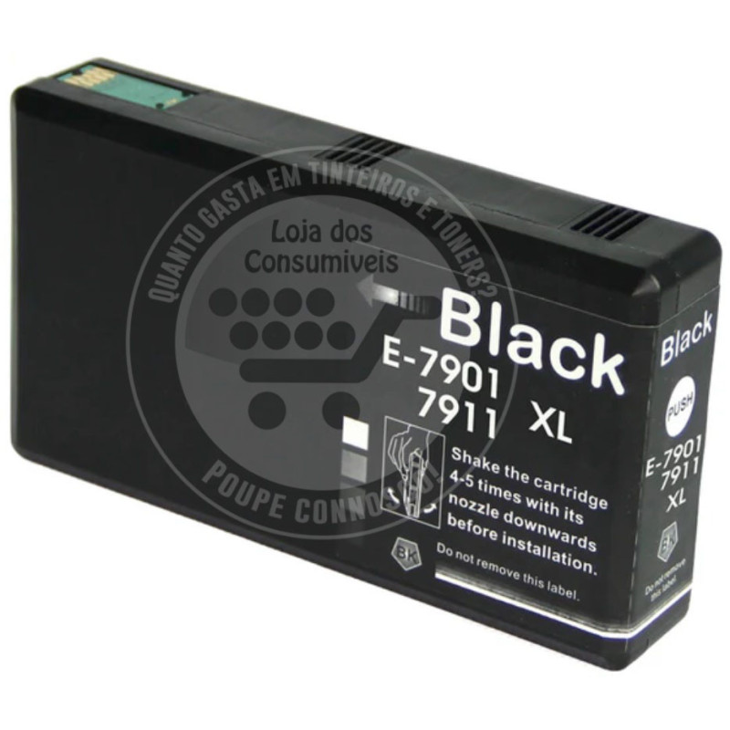 Tinteiro Epson Compatível T7901/T7911 (79XL)  Preto