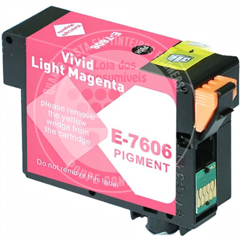 Tinteiro Epson Compatível T7606 Magenta Claro