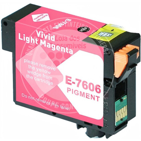 Tinteiro Epson Compatível T7606 Magenta Claro