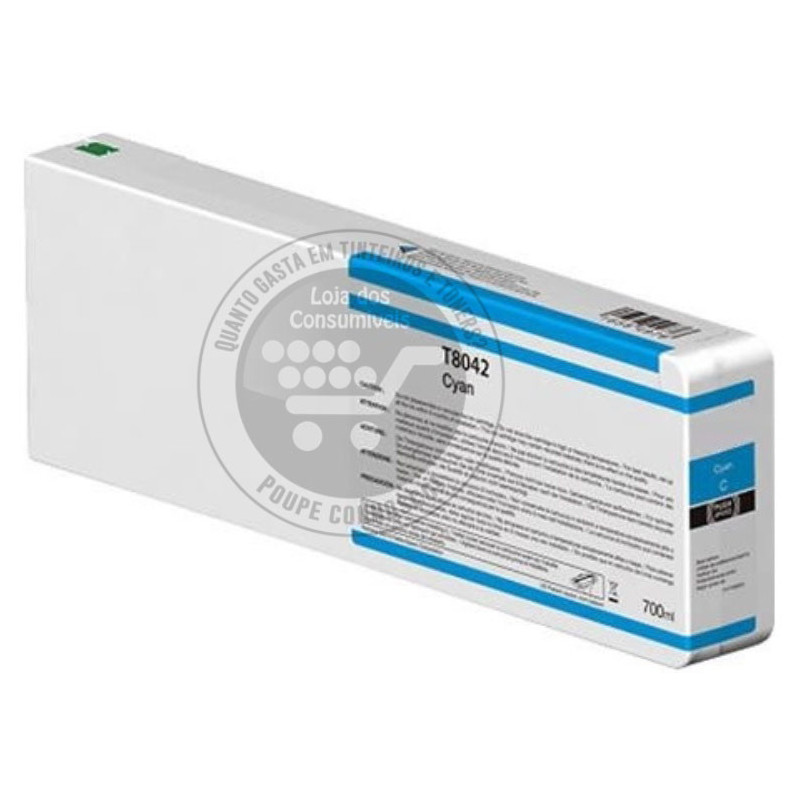 Tinteiro Epson Compatível T8042/T8242 Azul