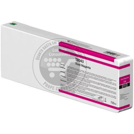 Tinteiro Epson Compatível T8043/T8243 Magenta