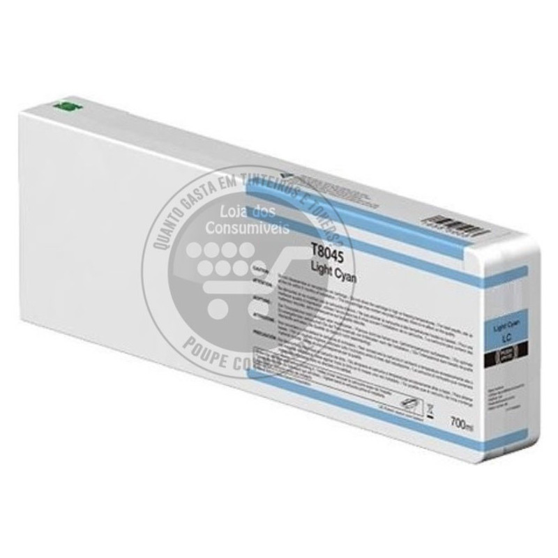 Tinteiro Epson Compatível T8045/T8245 Azul Claro