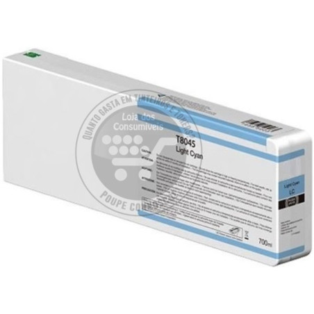 Tinteiro Epson Compatível T8045/T8245 Azul Claro