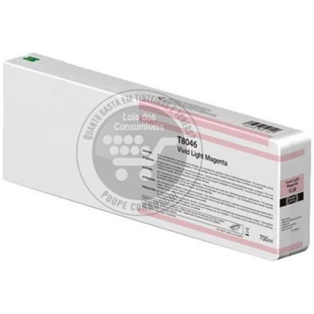 Tinteiro Epson Compatível T8046/T8246 Magenta Claro