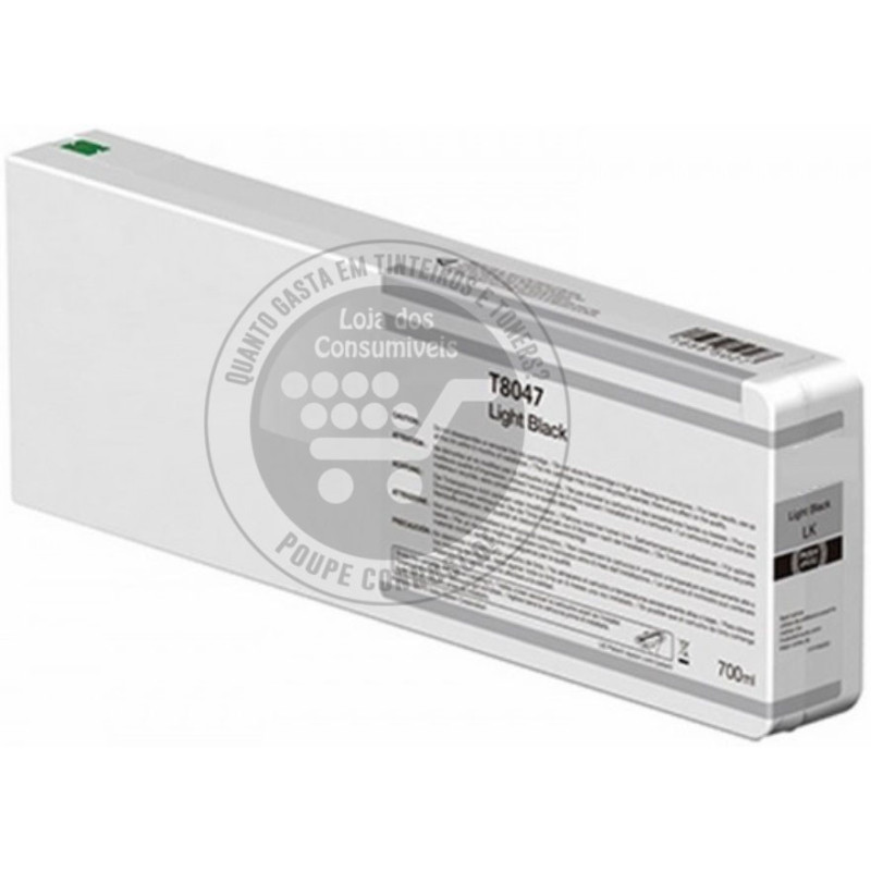 Tinteiro Epson Compatível T8047/T8247 Preto Claro