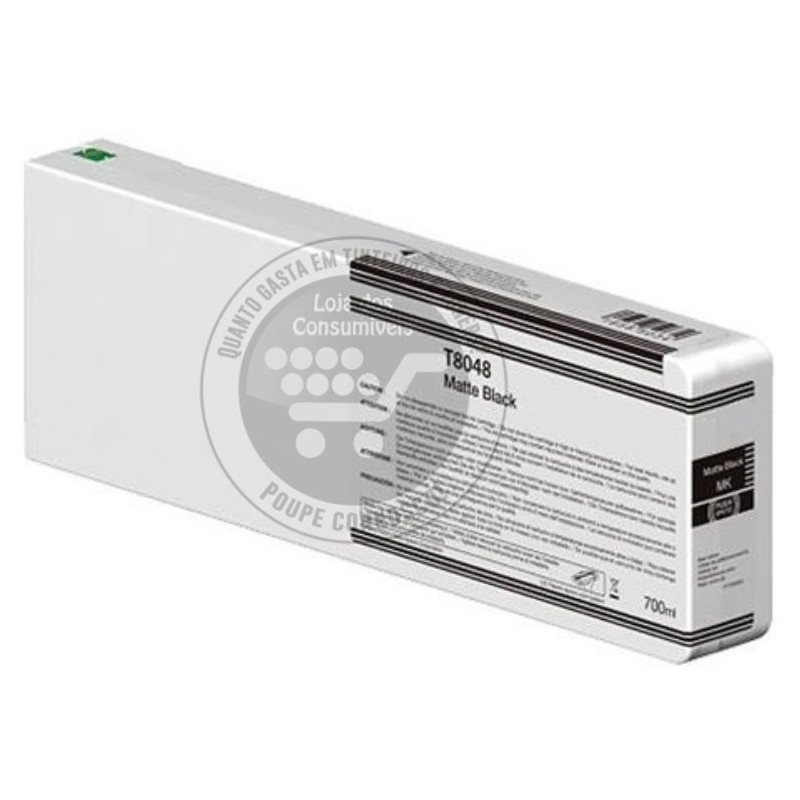 Tinteiro Epson Compatível T8048/T8248 Preto Mate