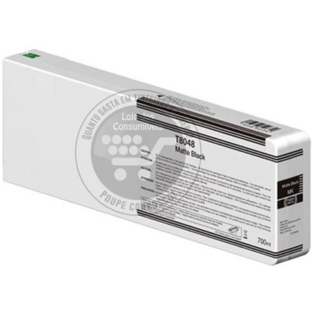 Tinteiro Epson Compatível T8048/T8248 Preto Mate