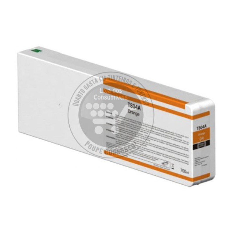 Tinteiro Epson Compatível T804A/T824A Laranja