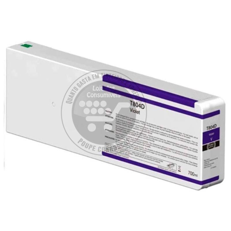 Tinteiro Epson Compatível T804D/T824D Violeta