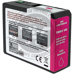 Tinteiro Epson Compatível T8503 Magenta