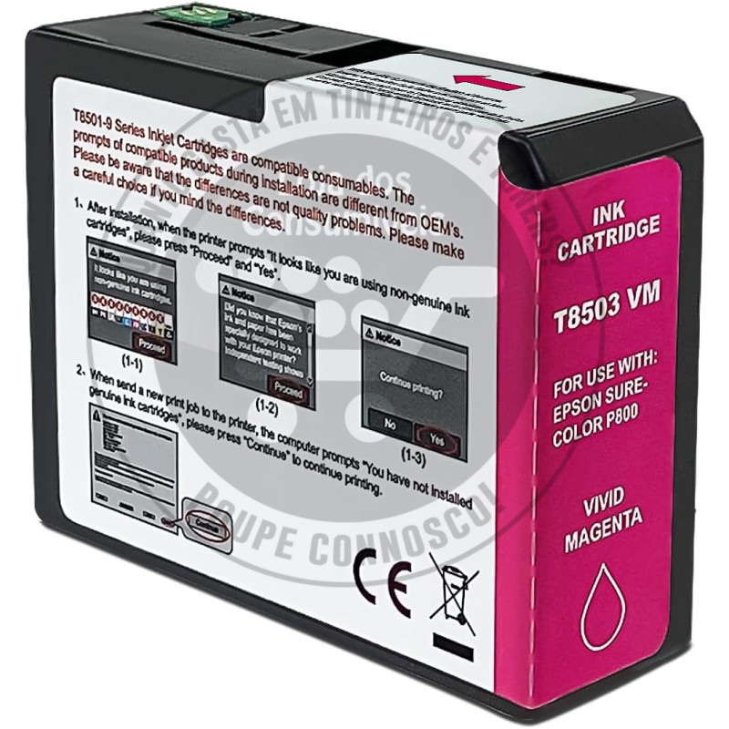Tinteiro Epson Compatível T8503 Magenta