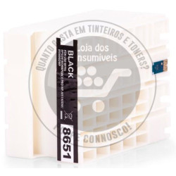 Tinteiro Epson Compatível T8651/T8661 Preto