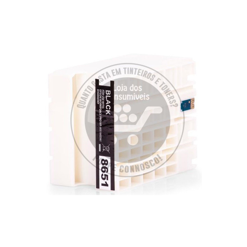 Tinteiro Epson Compatível T8651/T8661 Preto