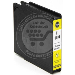 Tinteiro Epson Compatível T9074 Amarelo