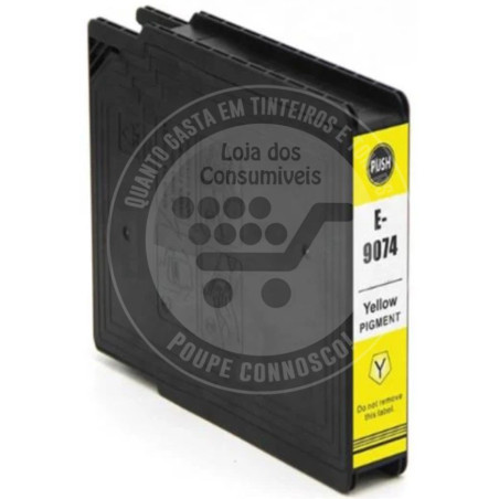 Tinteiro Epson Compatível T9074 Amarelo