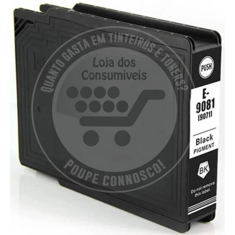 Tinteiro Epson Compatível T9081 Preto