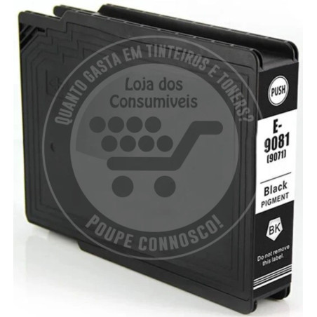 Tinteiro Epson Compatível T9081 Preto