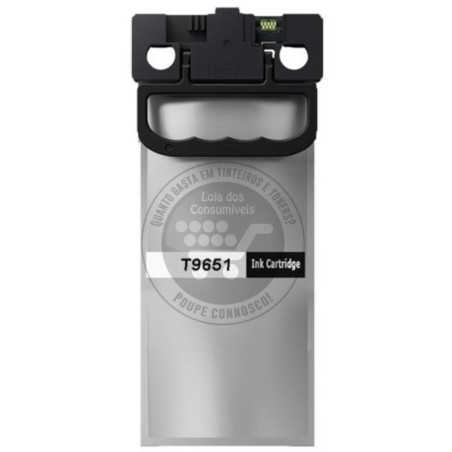 Tinteiro Epson Compatível T9651 Preto