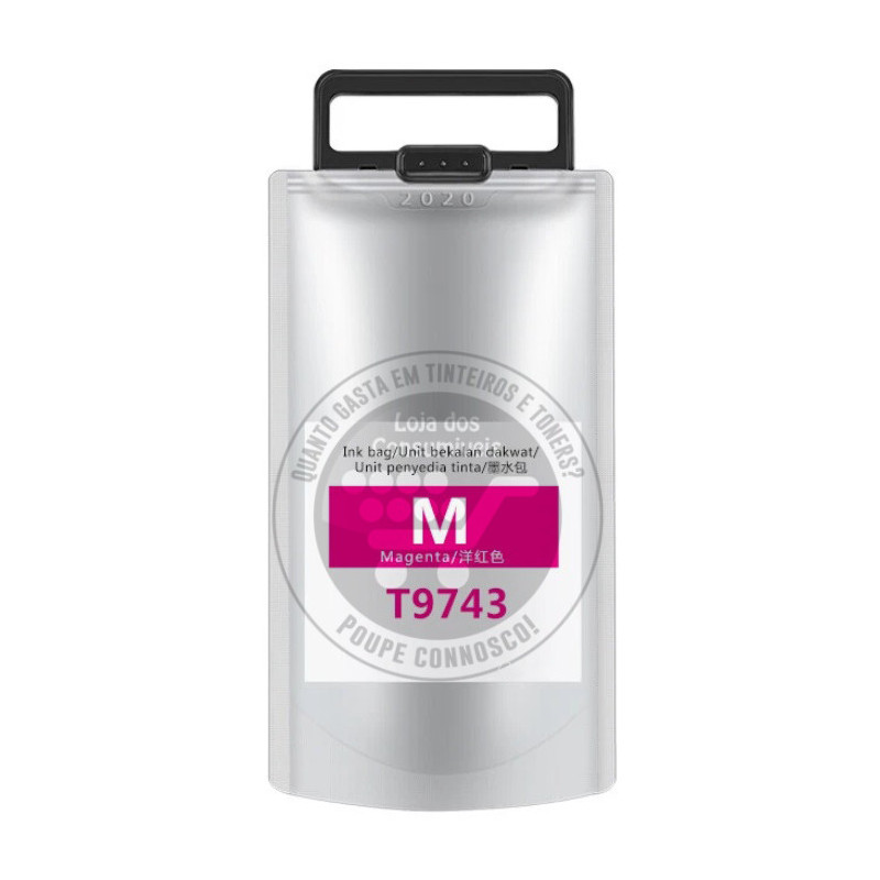Tinteiro Epson Compatível T9743 Magenta