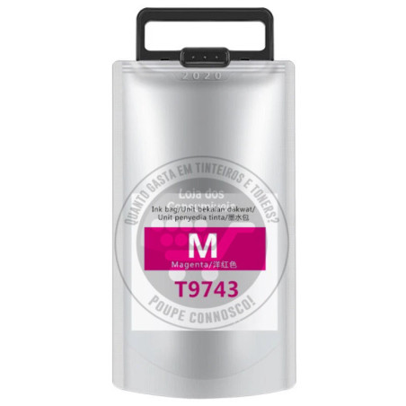 Tinteiro Epson Compatível T9743 Magenta