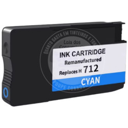 Tinteiro HP Compatível 712 Azul