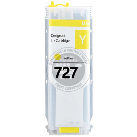 Tinteiro HP Compatível 727 Amarelo