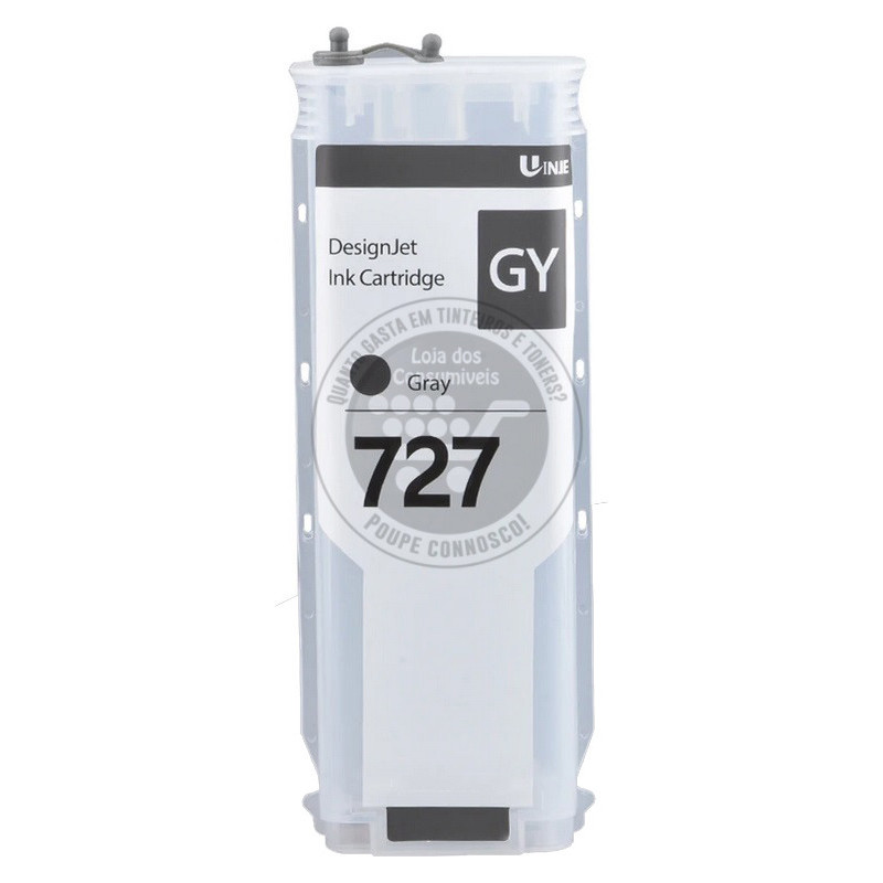Tinteiro HP Compatível 727 Cinzento