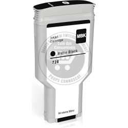 Tinteiro HP Compatível 728 Preto Mate