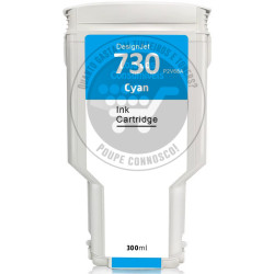 Tinteiro HP Compatível 730 Azul