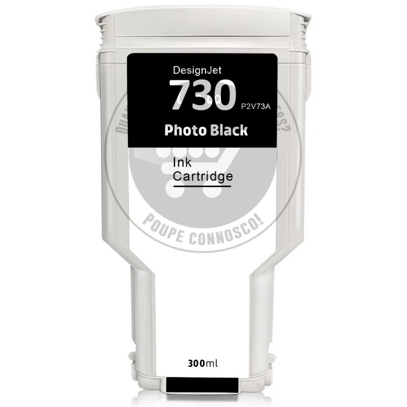 Tinteiro HP Compatível 730 Preto Foto