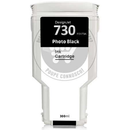 Tinteiro HP Compatível 730 Preto Foto