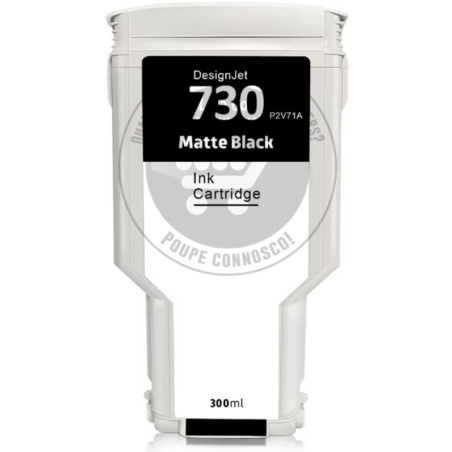 Tinteiro HP Compatível 730 Preto Mate