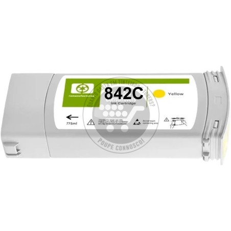 Tinteiro HP Compatível 842C Amarelo