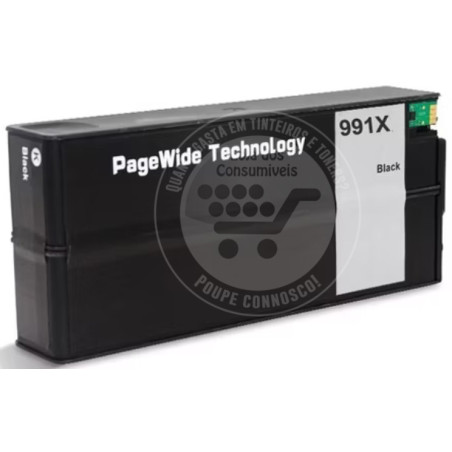 Tinteiro HP Compatível  991X/991A Preto