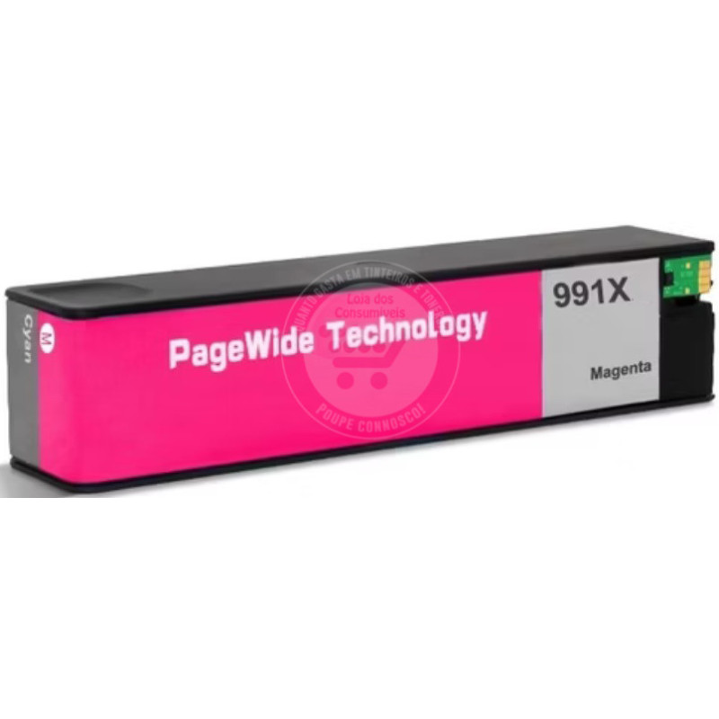 Tinteiro HP Compatível  991X/991A Magenta