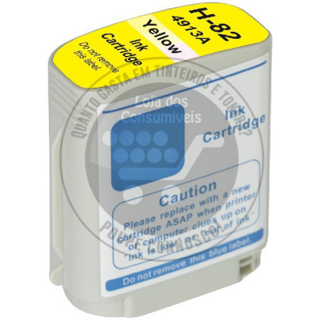 Tinteiro HP Compatível 82 Amarelo