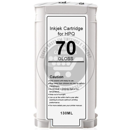 Tinteiro HP Compatível 70 Otimizador de Brilho