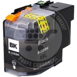 Tinteiro Brother Compatível LC22E Preto