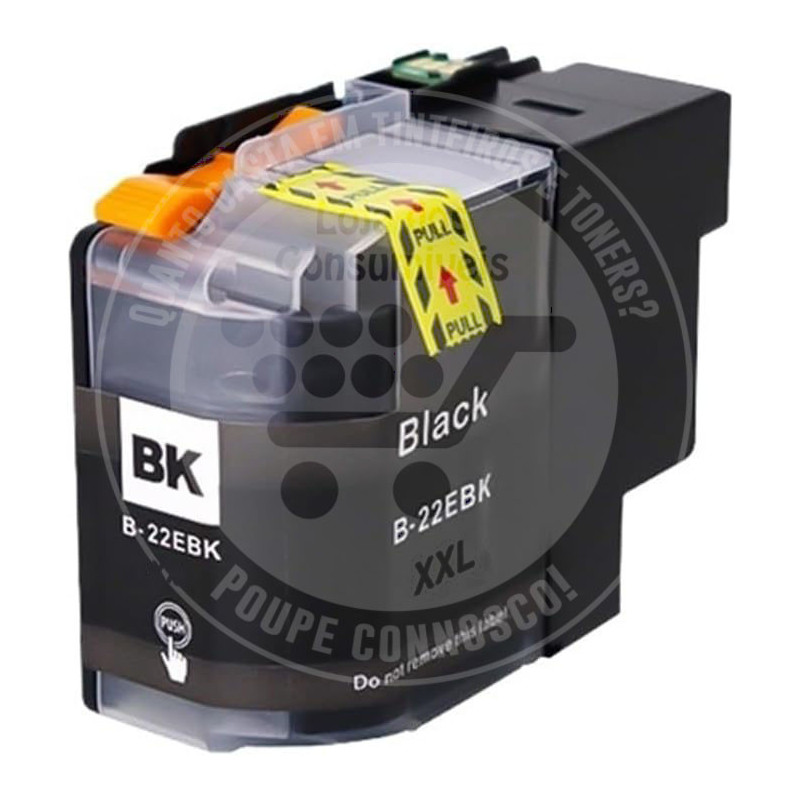 Tinteiro Brother Compatível LC22E Preto