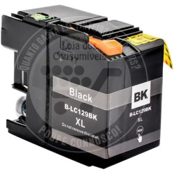 Tinteiro Brother Compatível LC129XL Preto