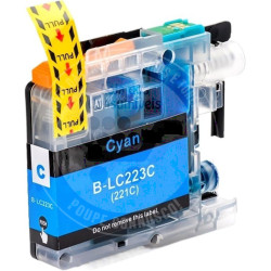 Tinteiro Brother Compatível LC223/LC221 Azul