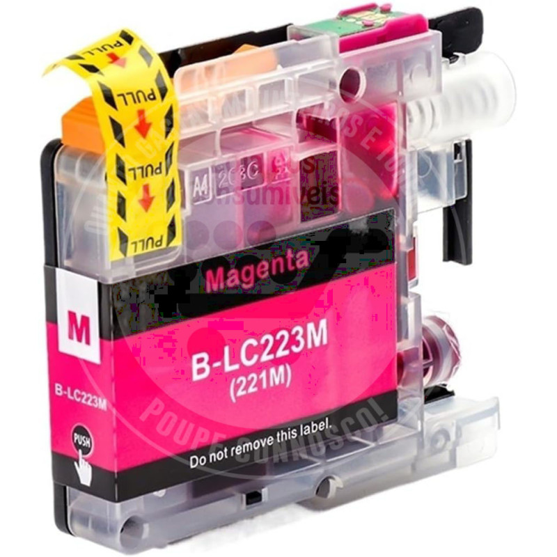 Tinteiro Brother Compatível LC223/LC221 Magenta