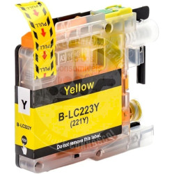 Tinteiro Brother Compatível LC223/LC221 Amarelo