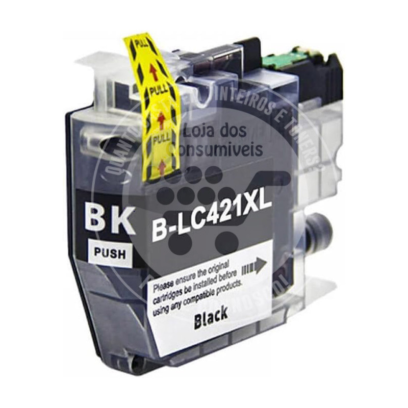Tinteiro Brother Compatível LC421XL Preto