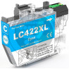 Tinteiro Brother Compatível LC422XL Azul