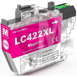Tinteiro Brother Compatível LC422XL Magenta