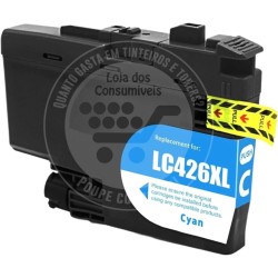 Tinteiro Brother Compatível LC426XL Azul
