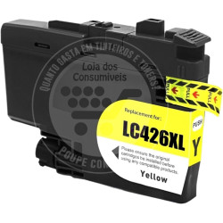 Tinteiro Brother Compatível LC426XL Amarelo