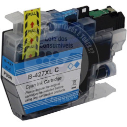 Tinteiro Brother Compatível LC427XL Azul